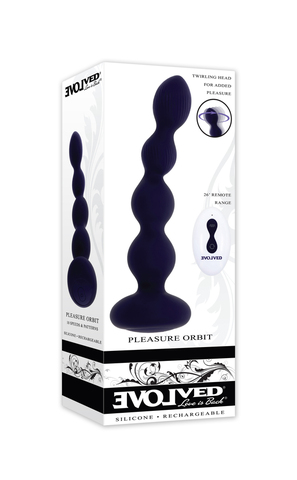 EN-RS-5438-2 / Анальная елочка с вибрацией и вращением Pleasure Orbit