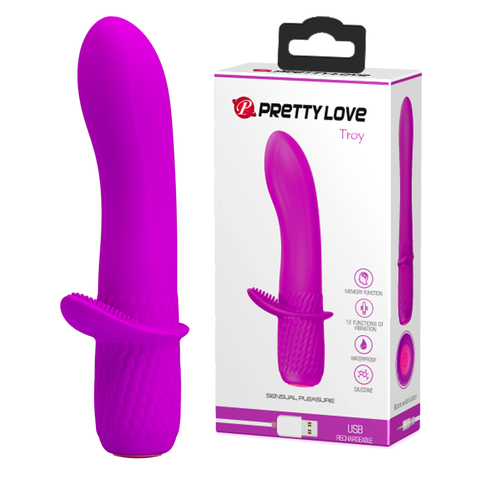 Вибратор Pretty Love Troy Фиолетовый BI-014607