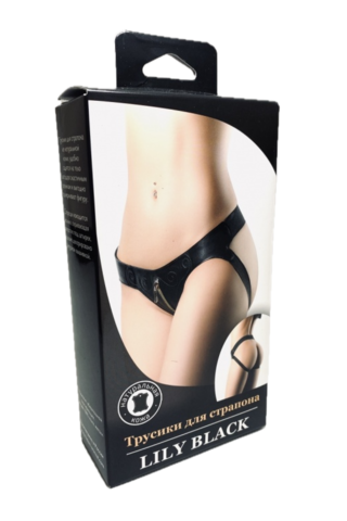 Элегантные трусики для страпона Lily Black