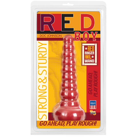 901-07 CD DJ / Анальный фаллоимитатор Red Boy - Anal Wand Butt Plug