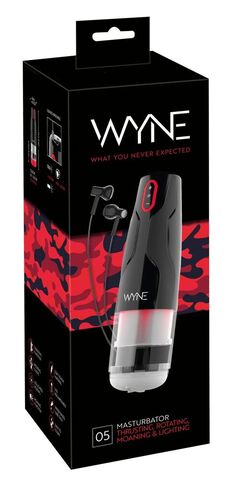 Вращающийся мастурбатор WYNE №5, автоматический