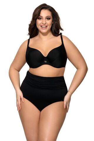 Однотонный купальный лиф plus size на косточках