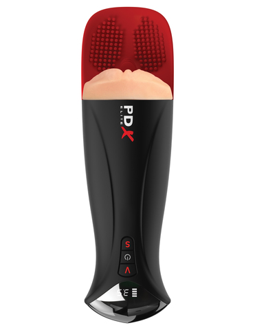 Мастурбатор в колбе с вибрацией Fuck-O-Matic Pro XL Pipedream RD55221PD