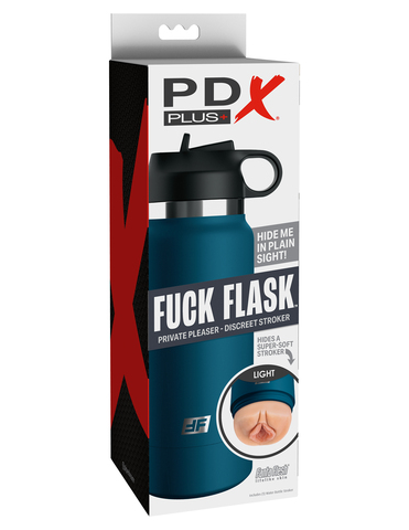 Мастурбатор Fap Flask Thrill Seeker Discreet Stroker - Black Bottle - Frosted Pipedream RD62721PD