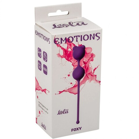 Вагинальные шарики Emotions foxy Purple