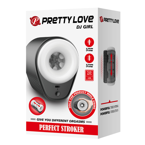 Мастурбатор с вибрацией Pretty Love DJ Girl BM-00900T92