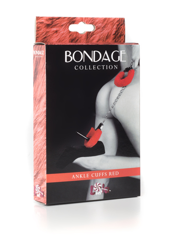 Меховые оковы на ноги BONDAGE