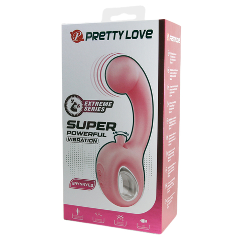Вибратор для точки G с язычком Pretty Love Erynnyes BI-300104