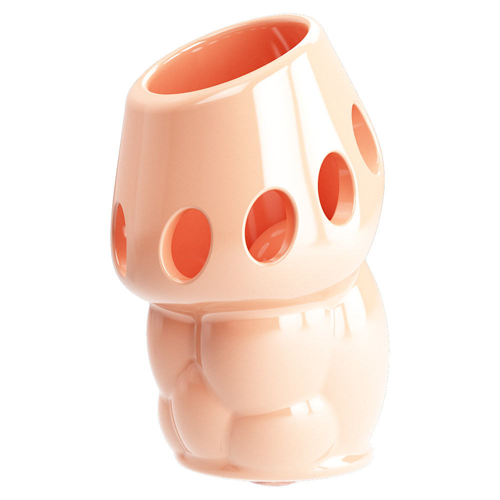 Рельефная насадка с открытой головкой Pretty Love Oscar BI-026247