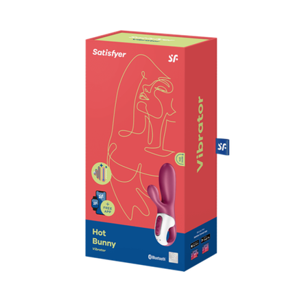 Вибратор с Функцией Нагрева Satisfyer Hot Bunny 001678SA