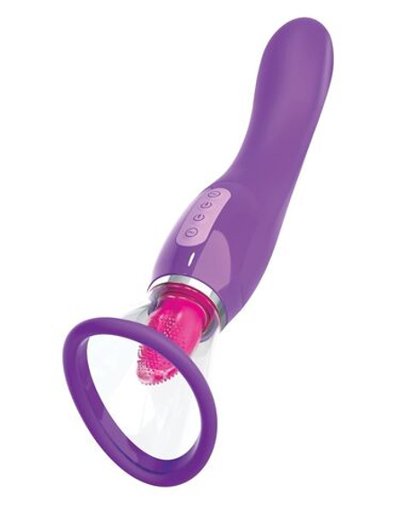 Фиолетовый вакуумный клиторальный стимулятор Her Ultimate Pleasure
