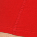 Красные мужские трусы-боксеры с пришивной брендированной резинкой