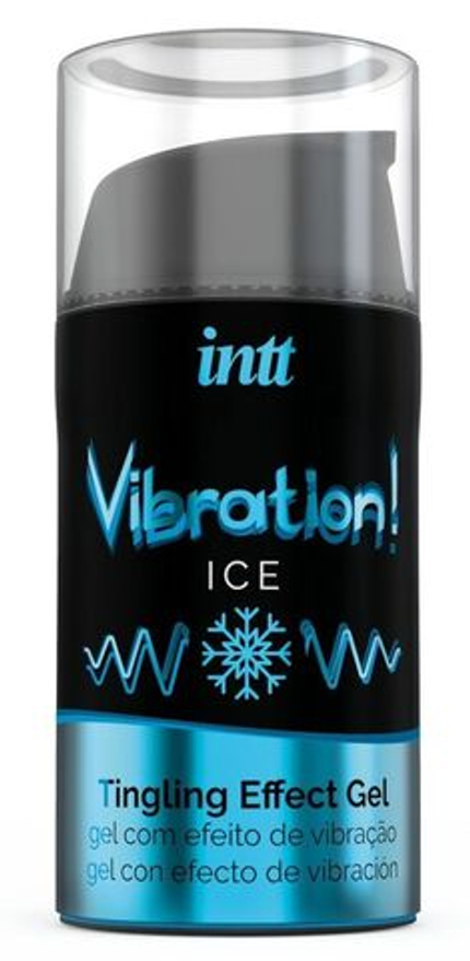 Жидкий интимный гель с эффектом вибрации Vibration! Ice - 15 мл.