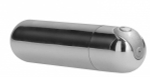 Серебристая перезаряжаемая вибропуля 7 Speed Rechargeable Bullet - 7,7 см.