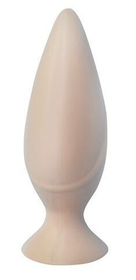 Анальная пробка на присоске MOJO SPADES SMALL телесного цвета - 8,5 см.