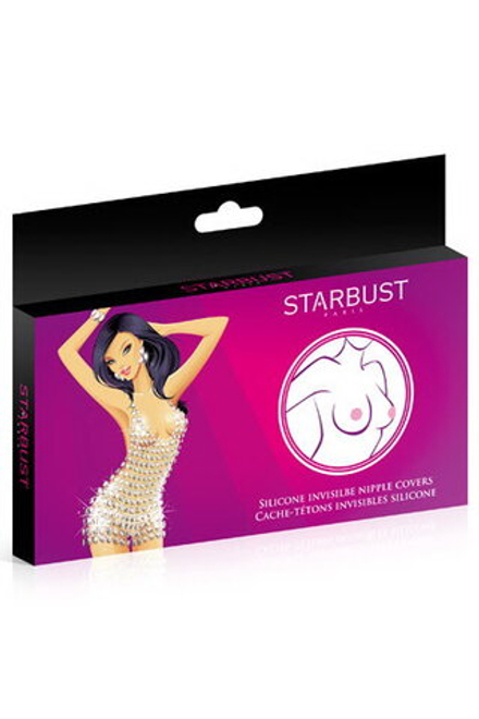 730001019400 / STARBUST NIPPLE COVERS SILICONE телесные наклейки на соски