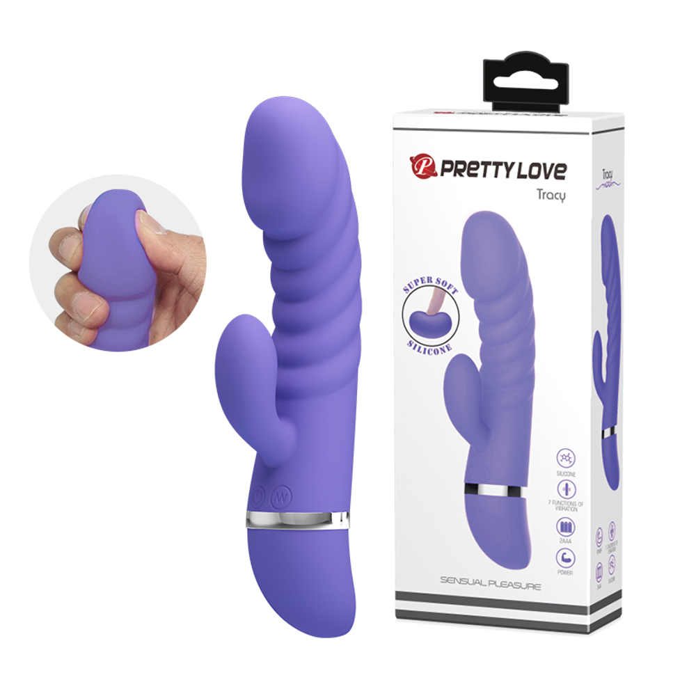 Вибратор Pretty Love Tracy Фиолетовый  BI-014617-1