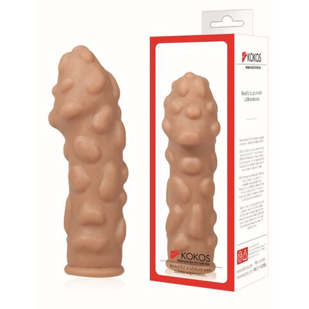 ES.011-M / Насадка на фаллос с крупными бугорками размер M, EXTREME Sleeves ES.011