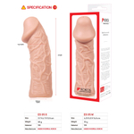 Насадка реалистичная Extreme Sleeve ES.05 телесная TPR KOKOS