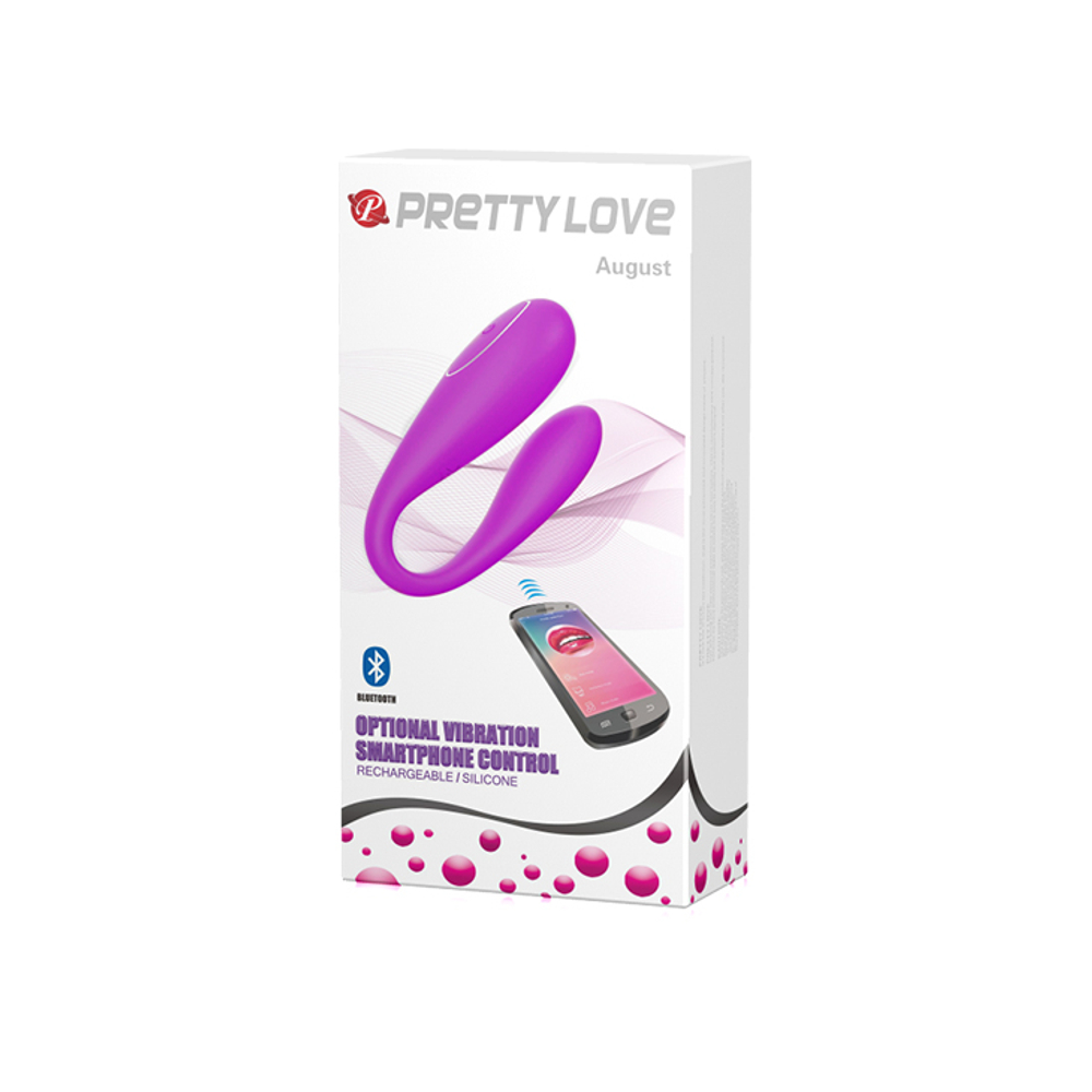 Вибратор для двоих с дистанционным управлением Pretty Love August BI-014582HP