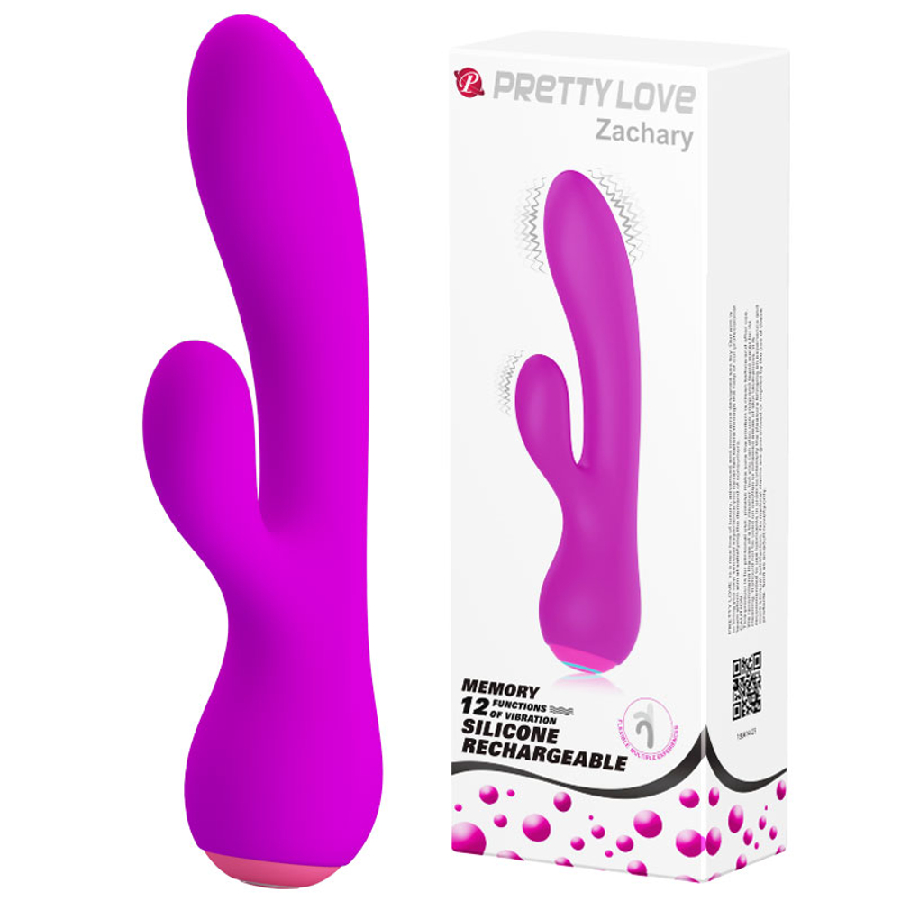 Вибратор Pretty Love Zachary фиолетовый  BI-014639