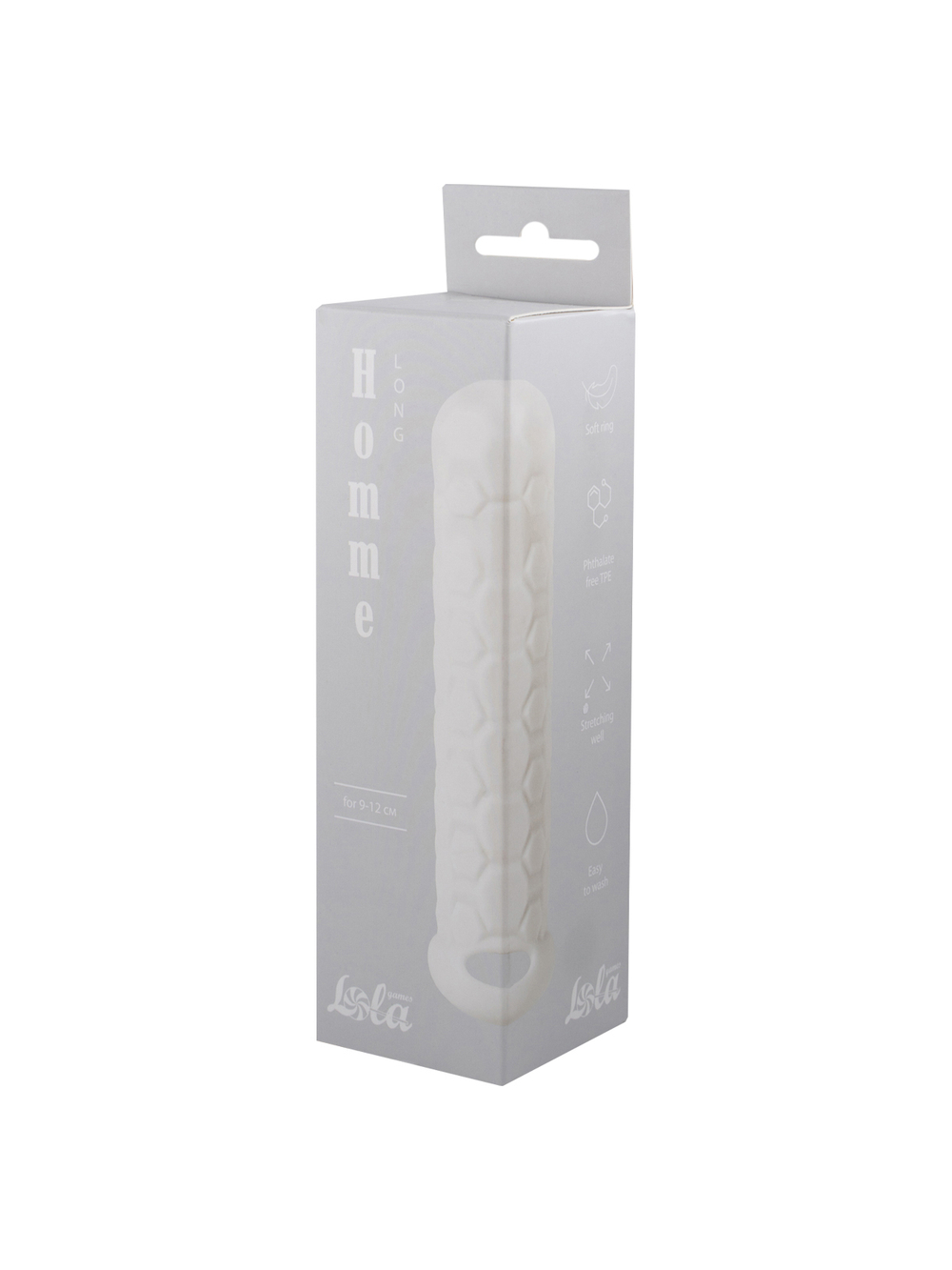 Фаллоудлинитель Homme Long White для 9-12 см 7008-01lola