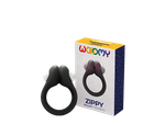 Эрекционное кольцо Zippy Vibrating Ring With Bullet Black 33669AL