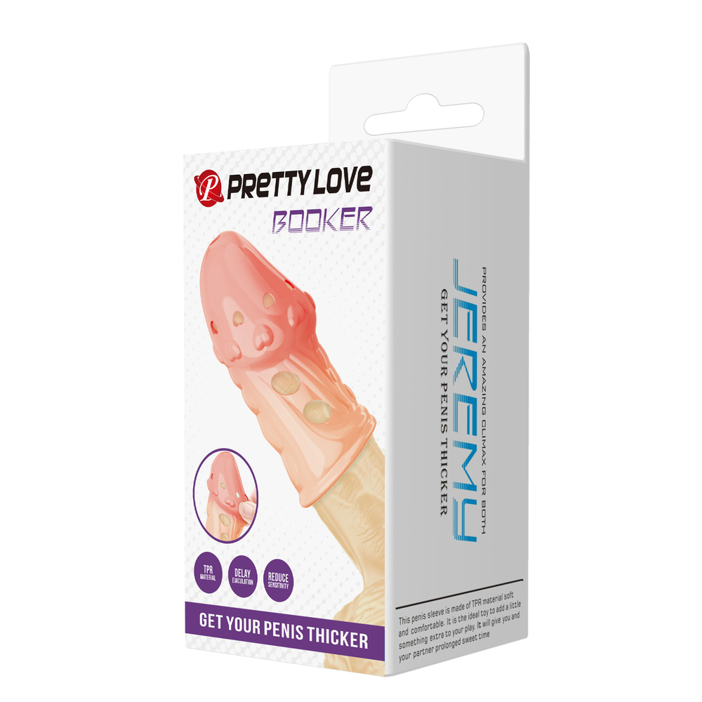 Насадка на пенис телесная Pretty Love BI-026289