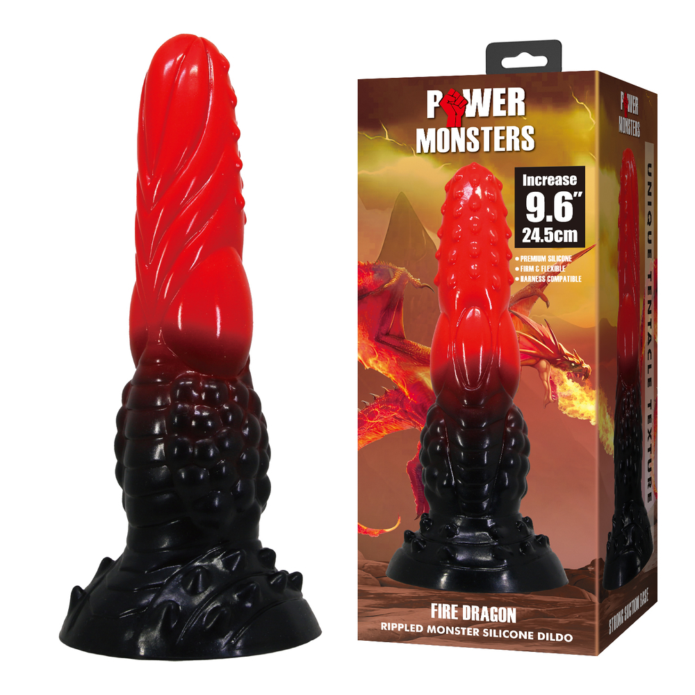 Силиконовый фаллоимитатор Fire Dragon BW-008147