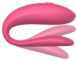 Розовый вибратор для пар We-Vibe Sync Lite