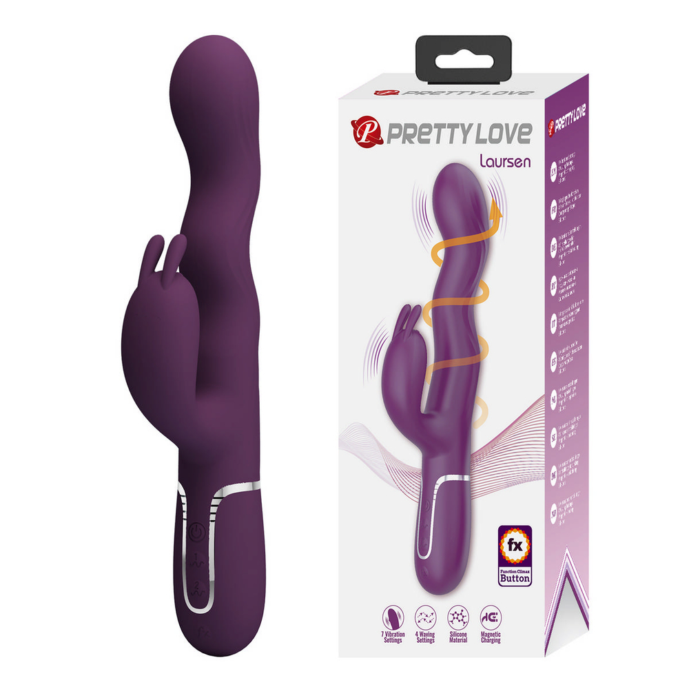 Вибратор с функцией волновой стимуляции PRETTY LOVE BW-500089-1