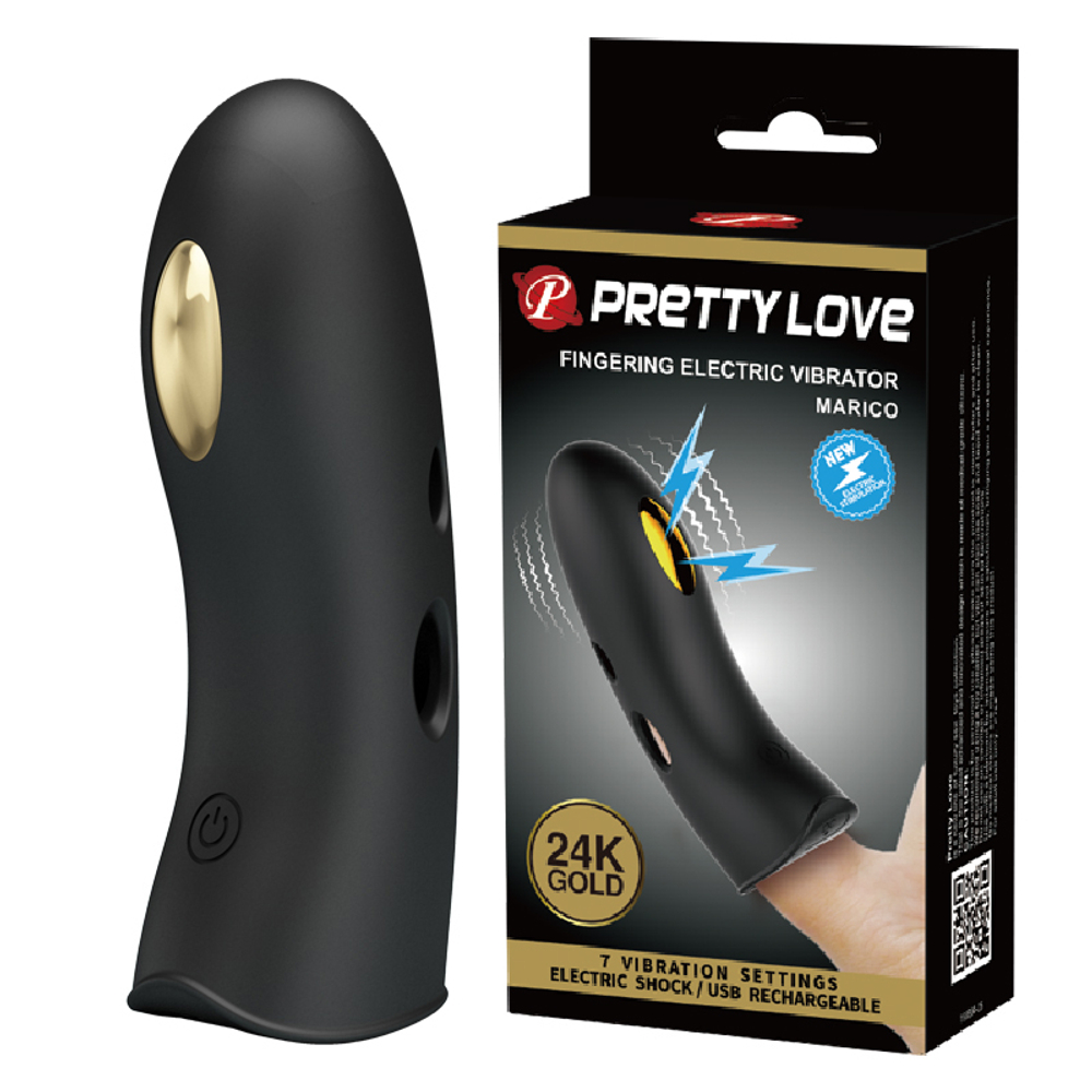 Вибратор на палец с электростимуляцией Pretty Love BI-014755