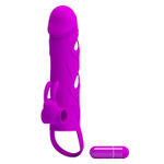 Вибронасадка на пенис  5,5" Preetty Love BI-026216-1