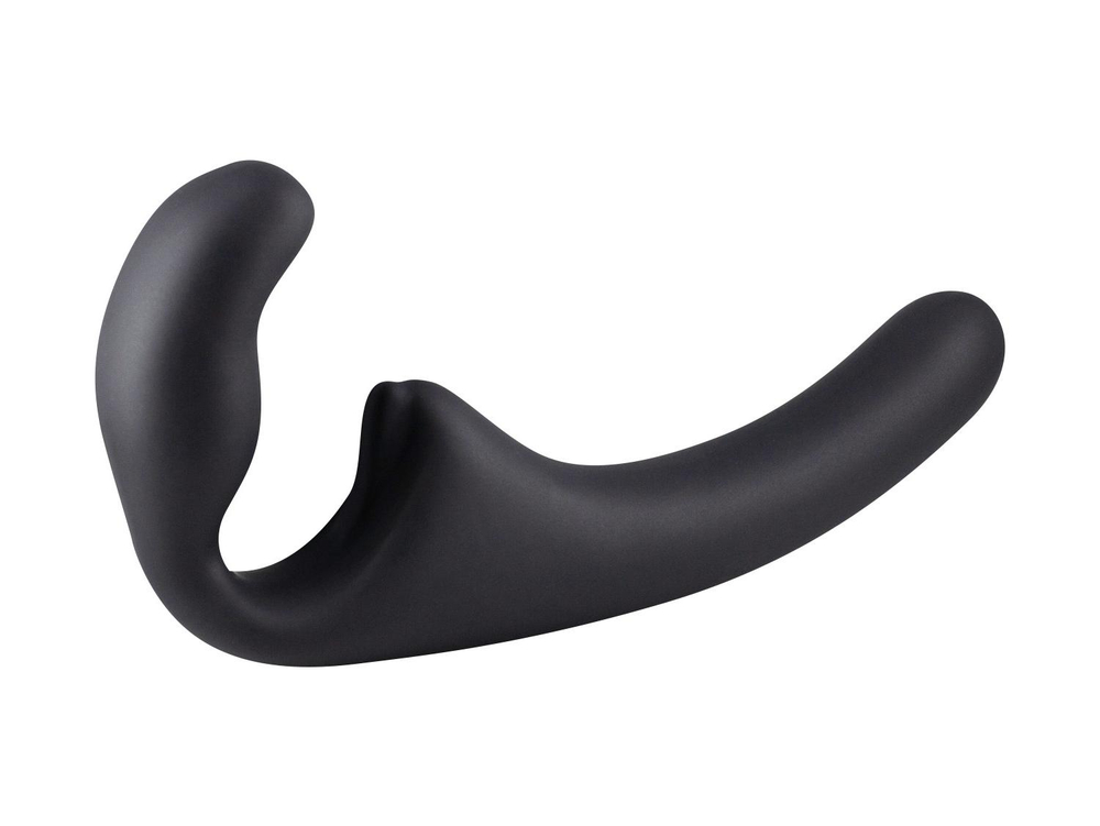 Гнущийся безремневой страпон Natural Temptation Black 5011-02lola