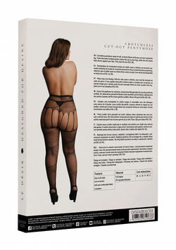 Стрип-панти Crotchless Cut-Out Pantyhose