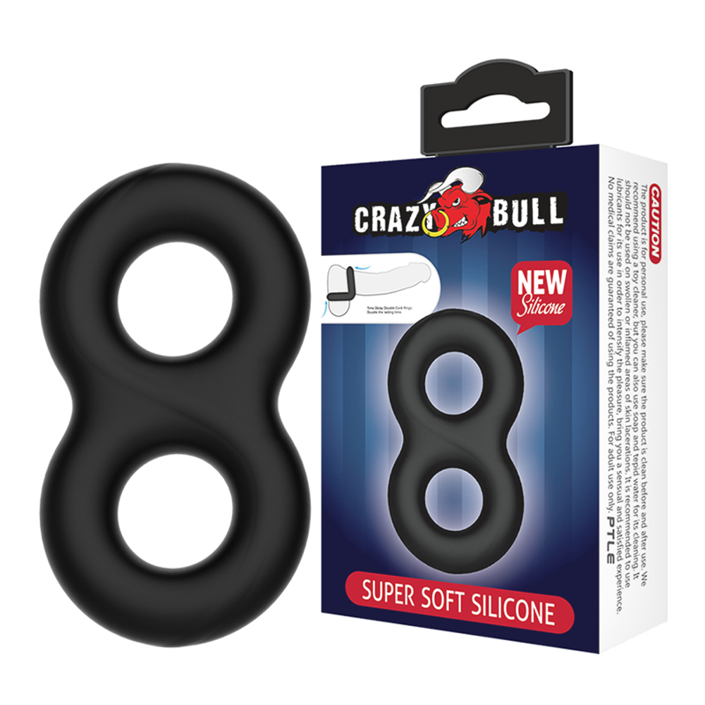 Эрекционное Кольцо Crazy Bull Super Soft Double II BI-210185