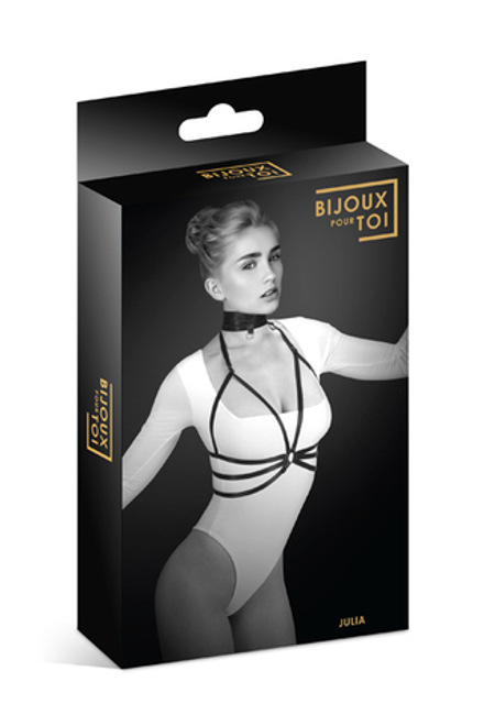 606903 / Bijoux Pour Toi Фиксация: упряжь на грудь Джулия Harnais tour de cou elastique Julia