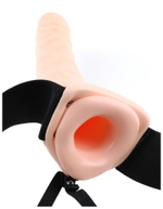 Полый страпон на ремне телесный Fetish Fantasy Series 8 Hollow Strap-On Pipedream