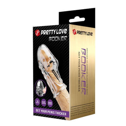 Насадка на пенис прозрачная Pretty Love BI-026289M