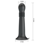 Интерактивный стимулятор с фрикциями и ротацией  BW-008161E