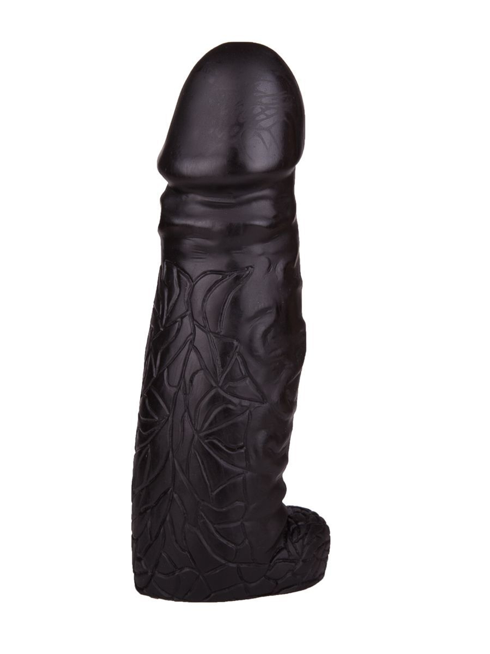 Чёрный фаллоимитатор-гигант DESPOT - 28 см.