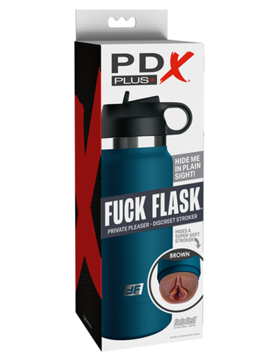 RD62729 / Мастурбатор загорелый в синей фляге FUCK FLASK