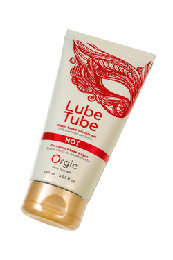 Интимный гель на водной основе Lube Tube Hot с разогревающим эффектом - 150 мл.