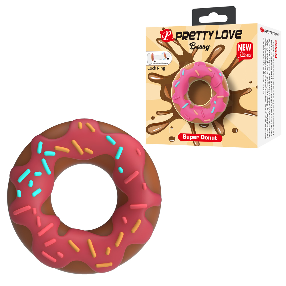 Эрекционное кольцо Пончик Pretty Love Donut BI-210344-1