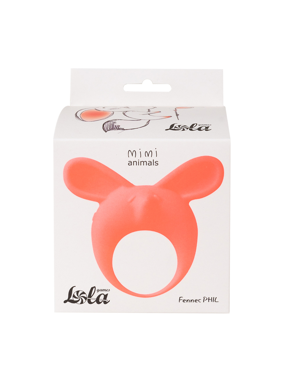 Стимулятор клитора Mimi Animals Fennec Phil Orange 7000-24lola