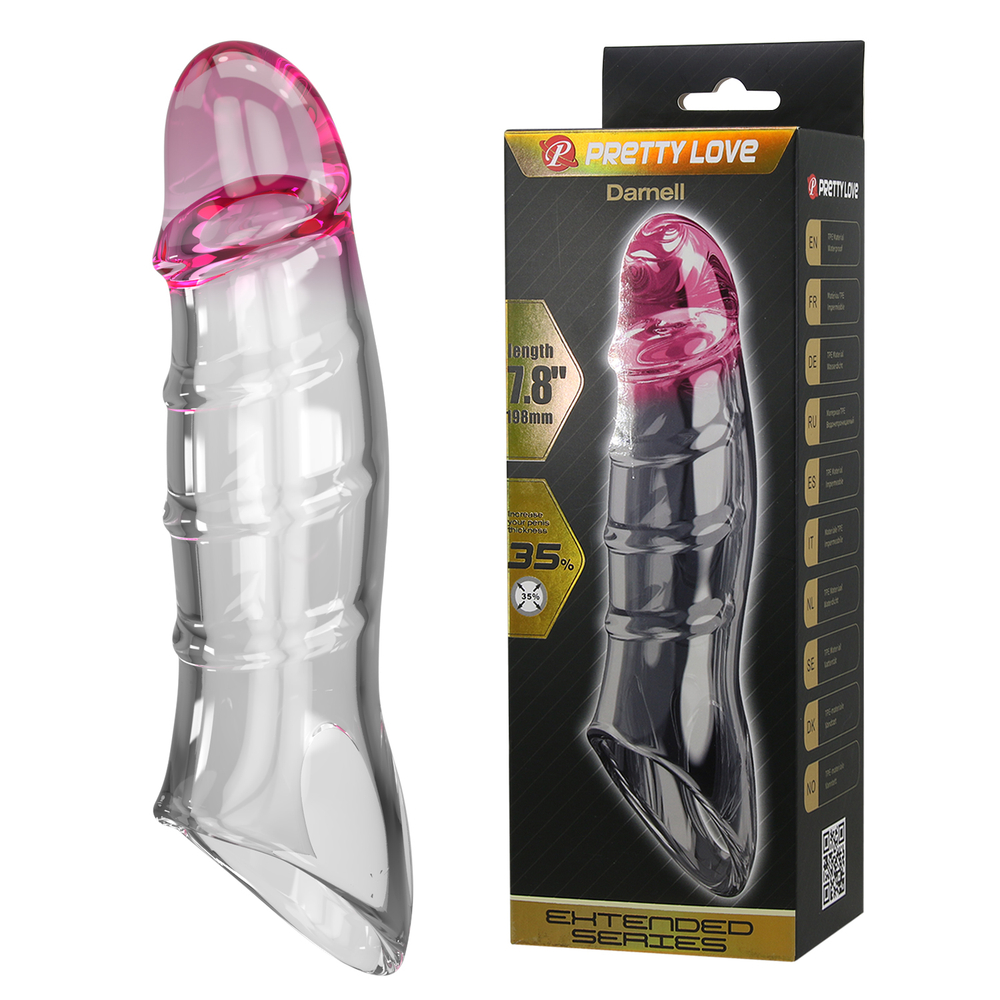 Реалистичная насадка на пенис BI-026278NM