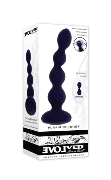 EN-RS-5438-2 / Анальная елочка с вибрацией и вращением Pleasure Orbit