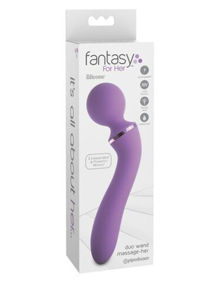 4940-12 PD / Двусторонний вибростимулятор для массажа эрогенных зон Fantasy For Her Flexible Please