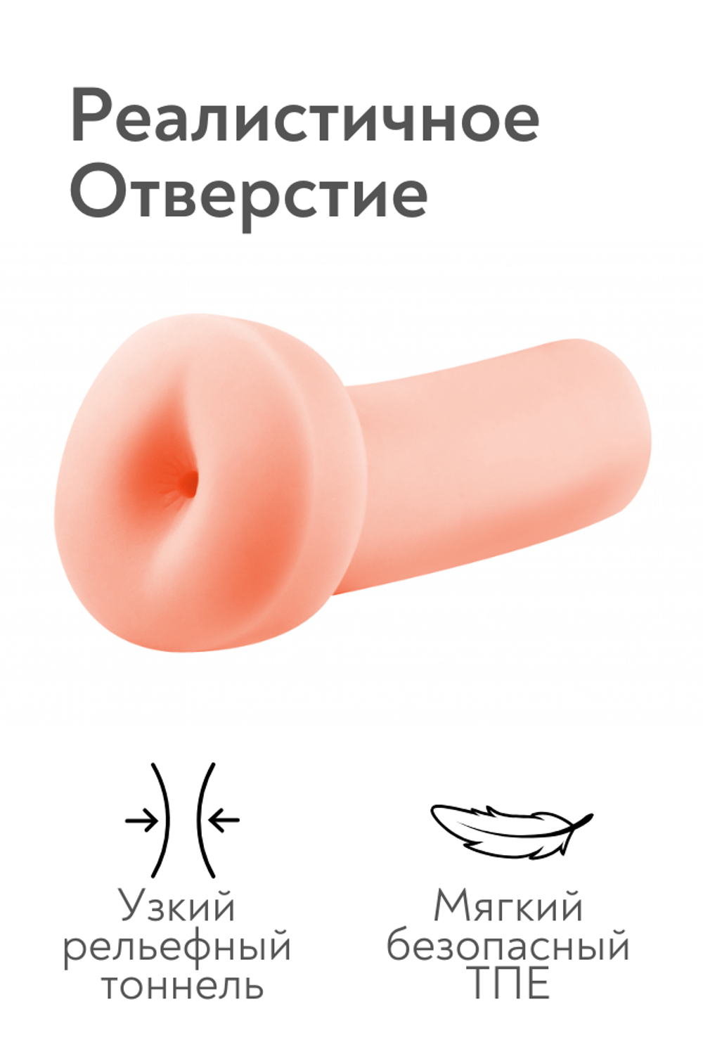 Реалистичный мастурбатор-анус Cutie Lush