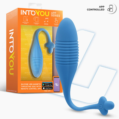 LC-IN-361 / Интерактивное виброяйцо с поступательными движениями Thrusting Egg